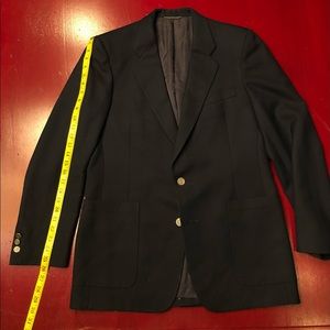 Christian Dior Classic Navy Wool Blazer